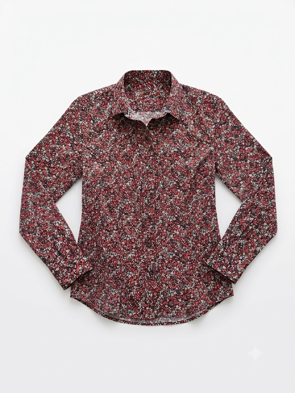 Brooks Brothers Womens Long-Sleeve Floral Button-Up Shirt